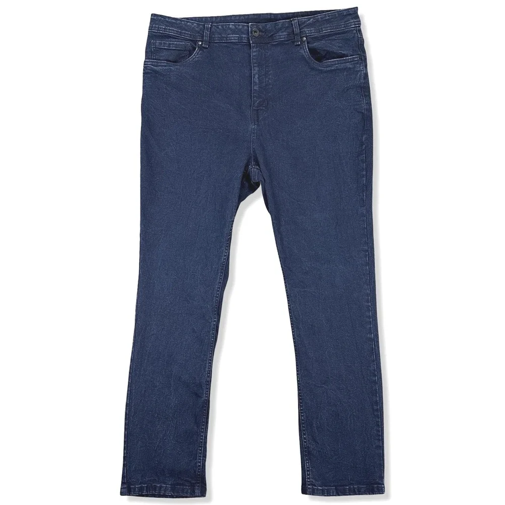The Perfect Jean NYC Slim Thick Jeans Men's 40x30 Dark Blue Stretch Athletic Fit